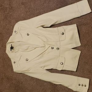 White House Black Market White Blazer Size 0